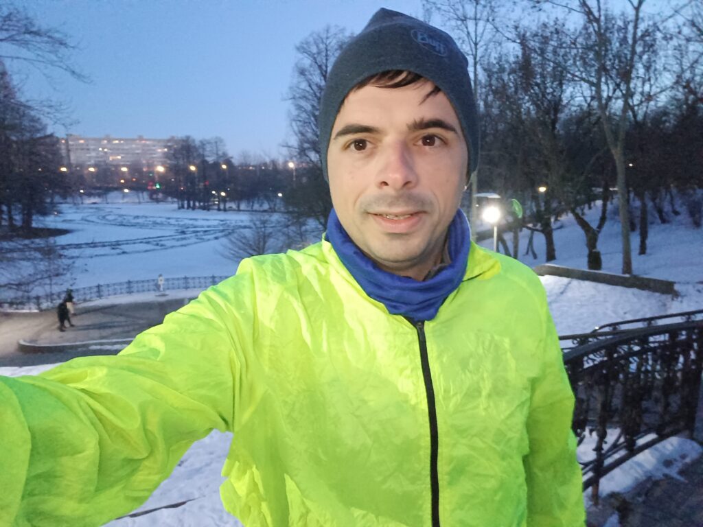 Running in winter