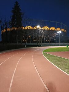 Track workout in Bucharest